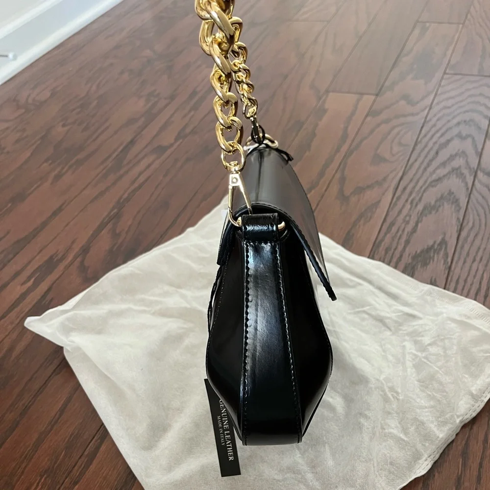 Claudia Firenze Leather Purse with Chain - Picture 3 of 6